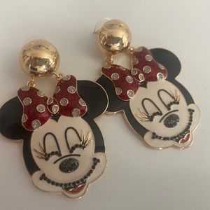 minnie mouse baublebar earrings